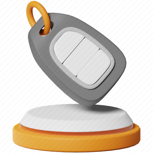 Keyless, remote, ignition, car key, security, key, automotive 3D illustration - Download on Iconfinder
