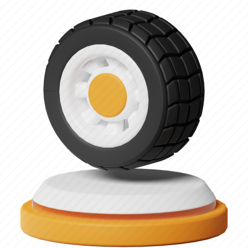 Tire, pressure, tyre, wheel, rubber, car tire, automotive 3D illustration - Download on Iconfinder