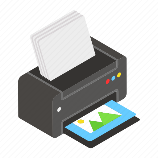 Printer, printing machine, paper, image, printing, laser jet, inkjet icon - Download on Iconfinder