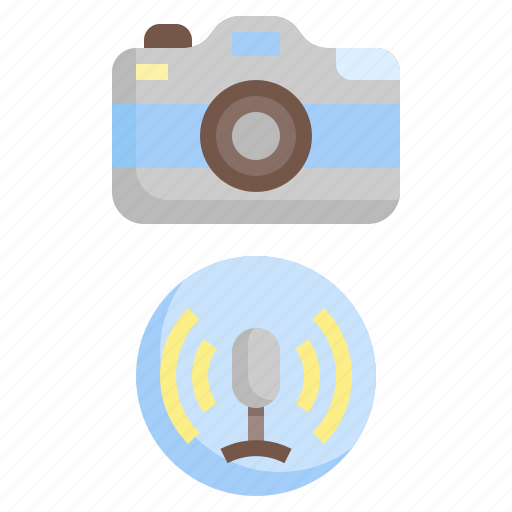 Camera, photo, technology, voice, control icon - Download on Iconfinder