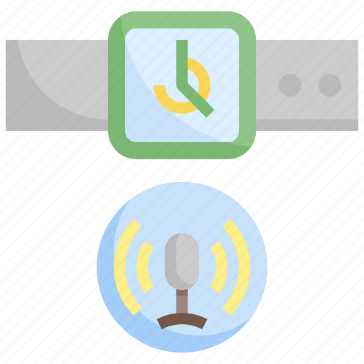 Watch, sound, wave, voice, control, smart, electronics icon - Download on Iconfinder