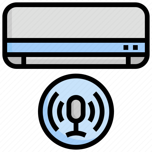 Air, conditioner, conditioning, refreshing, voice, control icon - Download on Iconfinder