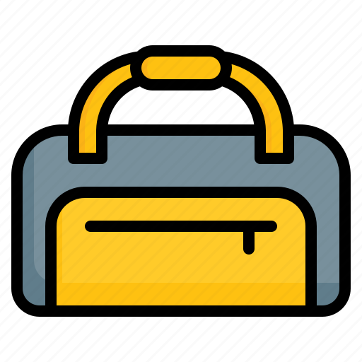 Sportbag, bag, duffle, sports, volleyball, luggage icon - Download on Iconfinder