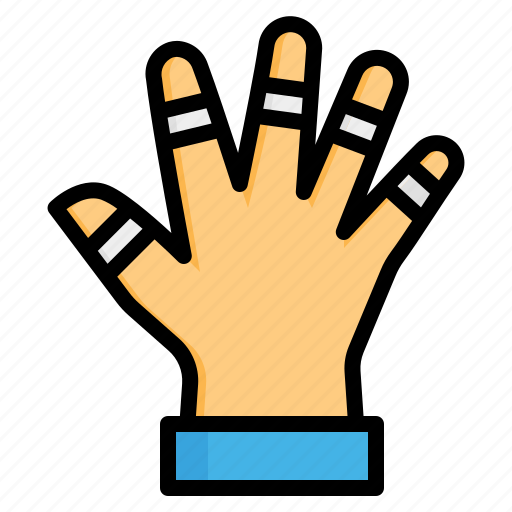 Bandage, hand, volleyball, sport, athlete, equipment icon - Download on Iconfinder