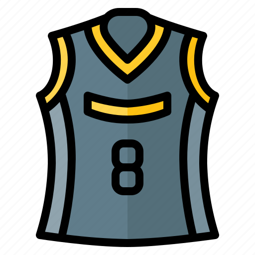 Jersey, shirt, sports, uniform, volleyball, clothes, fashion icon - Download on Iconfinder