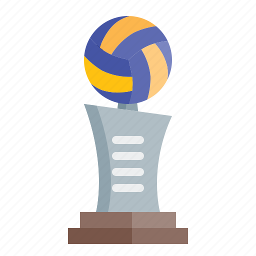 Trophy, award, volleyball, sports, champion, winner, prize icon - Download on Iconfinder