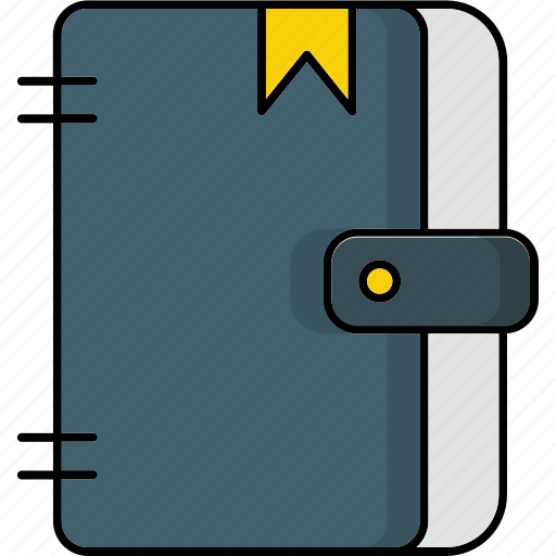 Address book, agenda, contacts, copybook, notebook icon icon - Download on Iconfinder