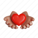volunteer, hands, hold, heart 