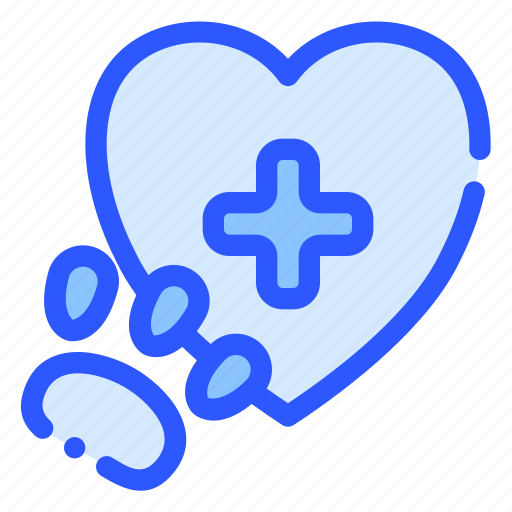 Care, pet, paw, lover, print icon - Download on Iconfinder