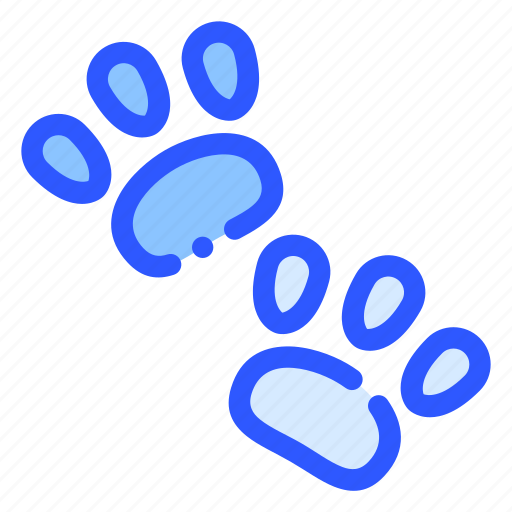 Paw, print, animal, pet, foot icon - Download on Iconfinder