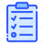report, clipboard, list, document, checklist 