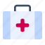 aid, kit, bag, medical, suitcase 