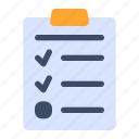 report, clipboard, list, document, checklist