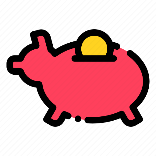 Piggy, bank, saving, finance, money, coin icon - Download on Iconfinder