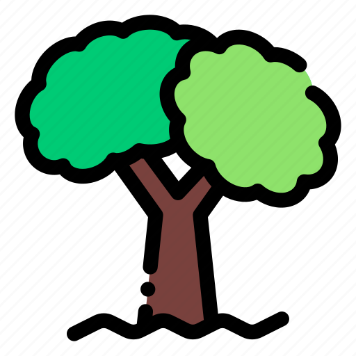 Tree, woods, nature, forest, leaf icon - Download on Iconfinder