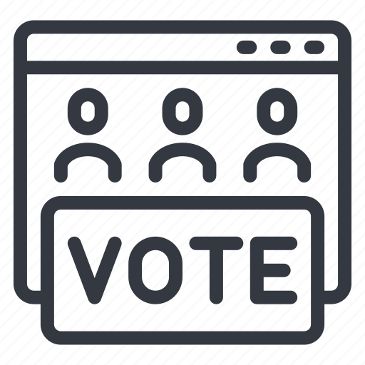 Candidate, vote, election, polling, politics, online, web icon - Download on Iconfinder