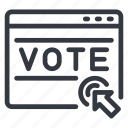 vote, election, polling, politics, online, web