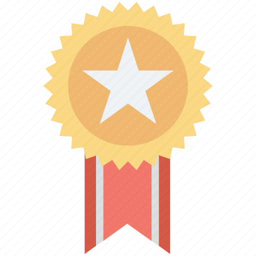 Award, badge, reward, ribbon badge, star badge icon - Download on Iconfinder