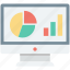 analytics, bar chart, infographic, online graph, pie chart 