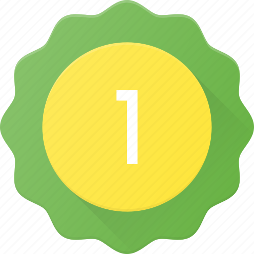 Award, badge, first, place, reward, sticker icon - Download on Iconfinder