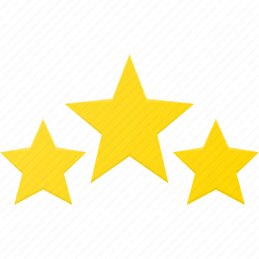 Award, rating, reward, star, stars, three icon - Download on Iconfinder
