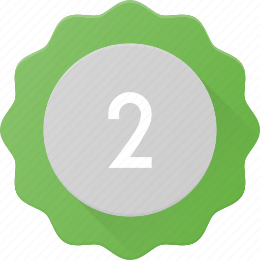 Award, badge, place, reward, second, sticker icon - Download on Iconfinder