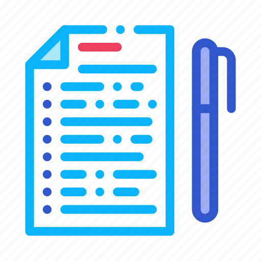 Election, pen, sheet, voting icon - Download on Iconfinder