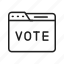 online voting, vote, election, democracy, result, stats, miscellaneous, electronics 