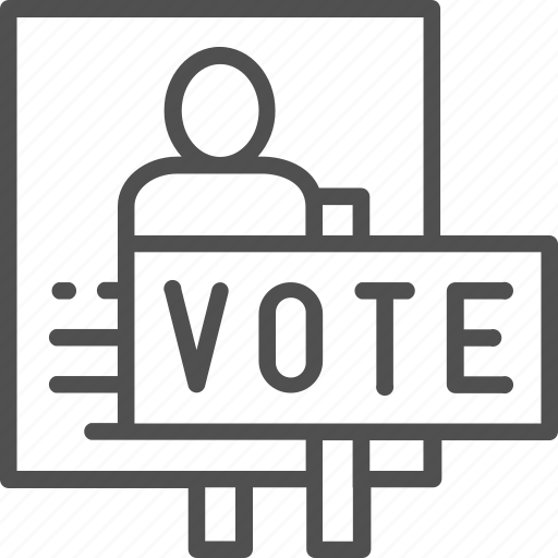 Banner, debate, election, poster, presidential, voter, voting icon - Download on Iconfinder