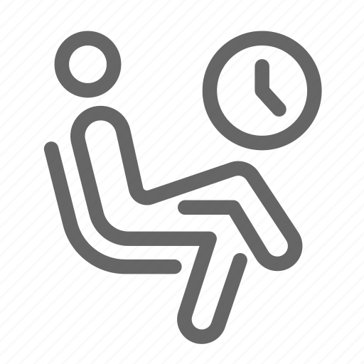Waiting, room, wait, chair, sit cross-legged, platform, waiting room icon - Download on Iconfinder