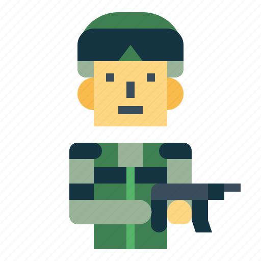 Soldier, army, military, gun, troops icon - Download on Iconfinder