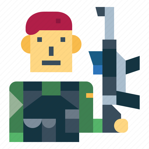 Soldier, army, military, rifle, troops icon - Download on Iconfinder