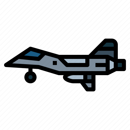 Fighter, jet, airplane, aircraft, air, force icon - Download on Iconfinder