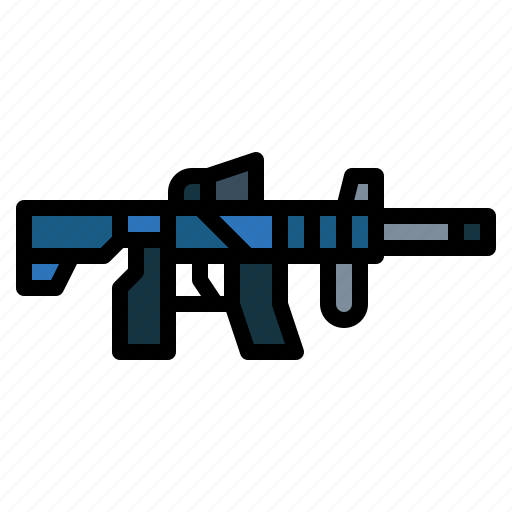 Rifle, weapon, gun, m4a1, firearm icon - Download on Iconfinder