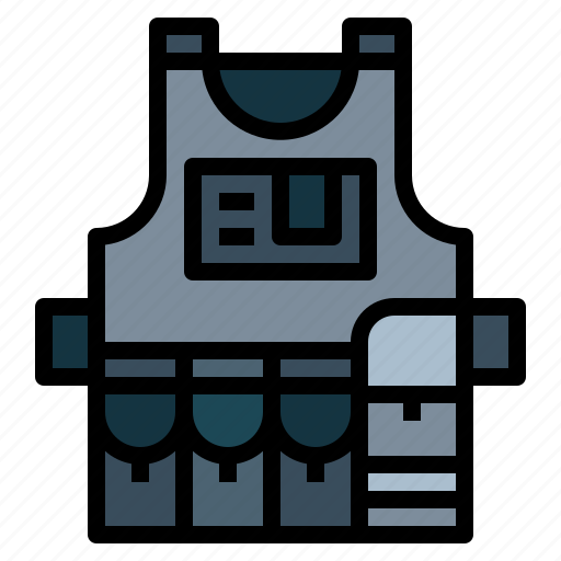 Soldier, vest, bulletproof, jacket, army icon - Download on Iconfinder