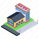 depot building, storehouse, warehouse, depository, stockroom