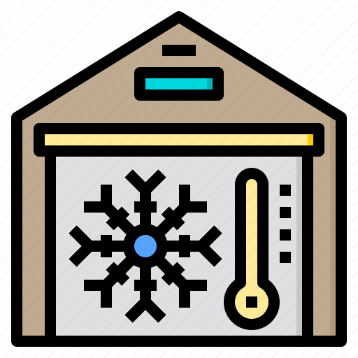 Commercial, goods, management, storage, temperature, warehouse, worker icon - Download on Iconfinder