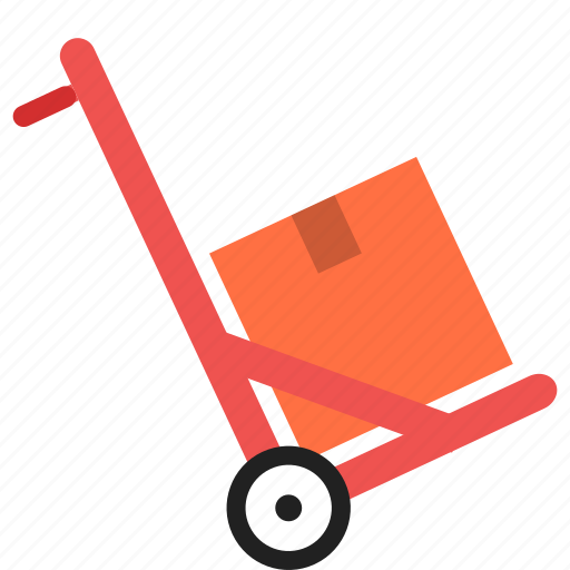 Cart, package, warehouse, delivery, transportation, goods, shopping icon - Download on Iconfinder
