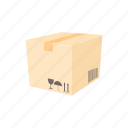 box, cargo, cartoon, package, packaging, shipping, transport