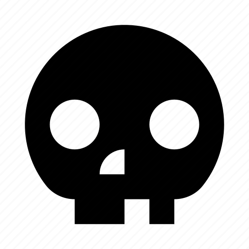 Skull, death, warning, caution, dangerous, attention icon - Download on Iconfinder