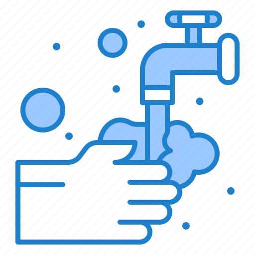Bubble, hands, medical, washing, water icon - Download on Iconfinder