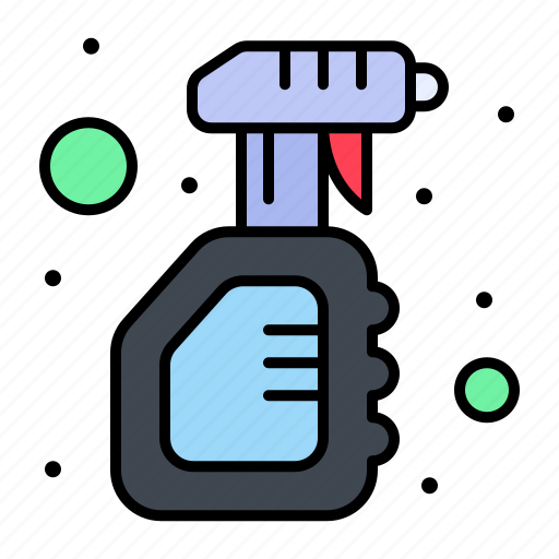 Bottle, cleaning, solid, spray, virus icon - Download on Iconfinder
