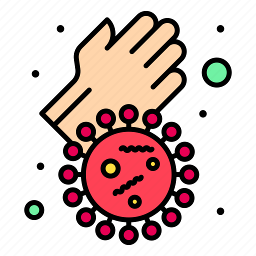 Bacteria, covid, dirty, hands, virus icon - Download on Iconfinder