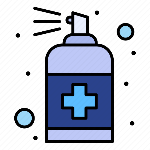 Bottle, hand, handcare, soap, spray icon - Download on Iconfinder