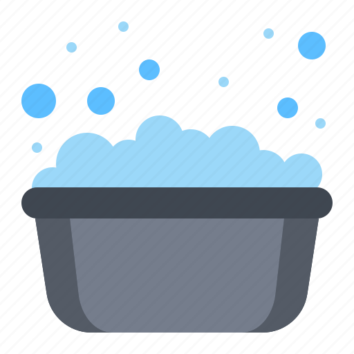 Basin, hand, soap, soapy, washing, water icon - Download on Iconfinder