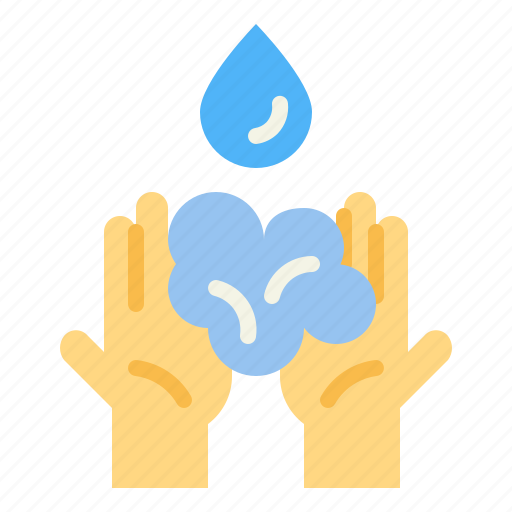 Hands, wash, water icon - Download on Iconfinder