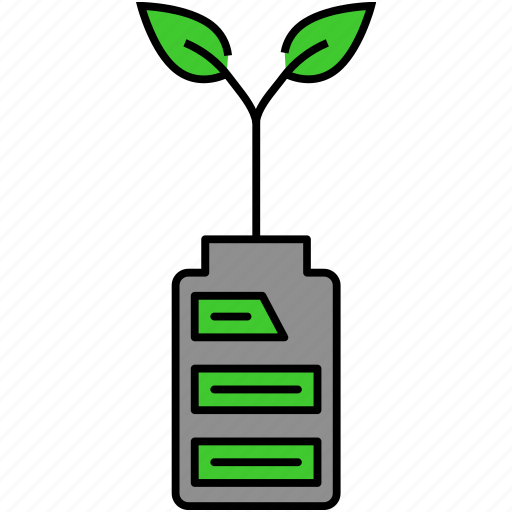 Battery, electricity, energy charging, energy producing, green energy, natural energy icon - Download on Iconfinder