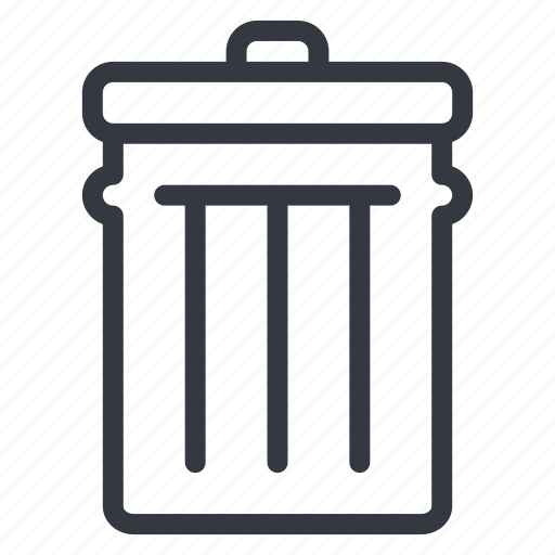 Trash, garbage, bin, rubbish, can, waste, dustbin icon - Download on Iconfinder