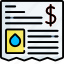water, liner, flat, icon, expand, bills, water bills 