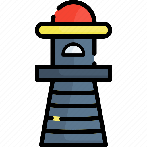 Water, liner, flat, icon, expand, light house icon - Download on Iconfinder
